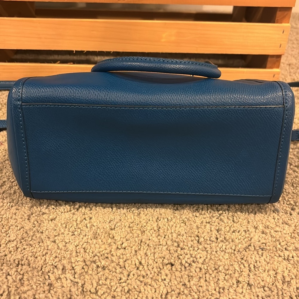 Coach mini blue green crossbody bag - Picture 3 of 5